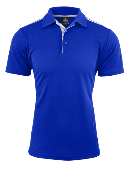 ROYAL/WHITE - Paterson Mens Polos