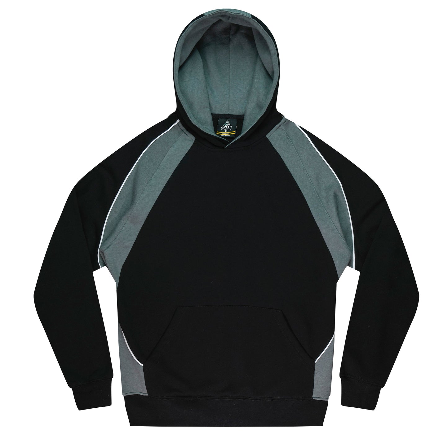 BLACK/ASHE/WHITE - Huxley Kids Hoodies