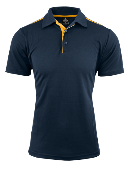 NAVY/GOLD - Paterson Mens Polos
