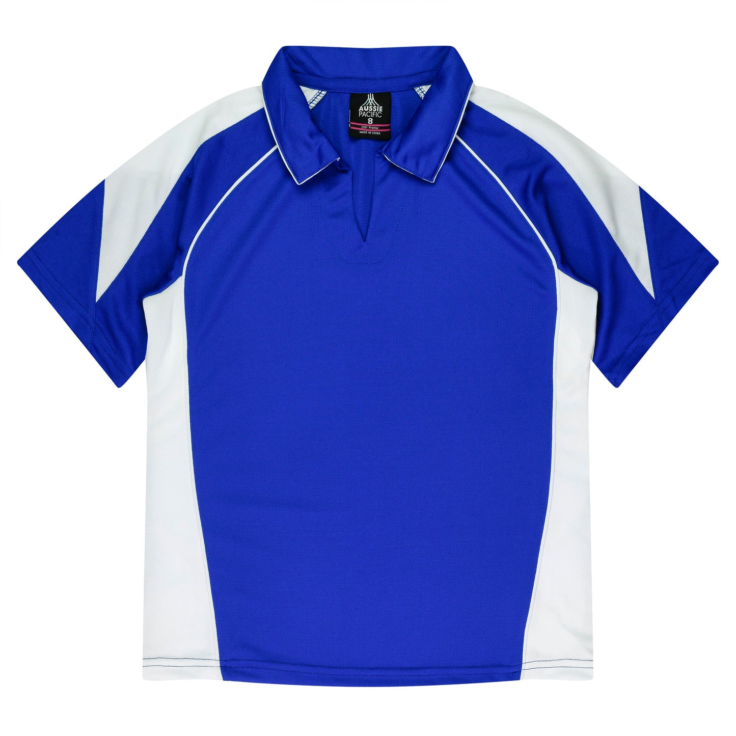 ROYAL/WHITE - Premier Lady Polos