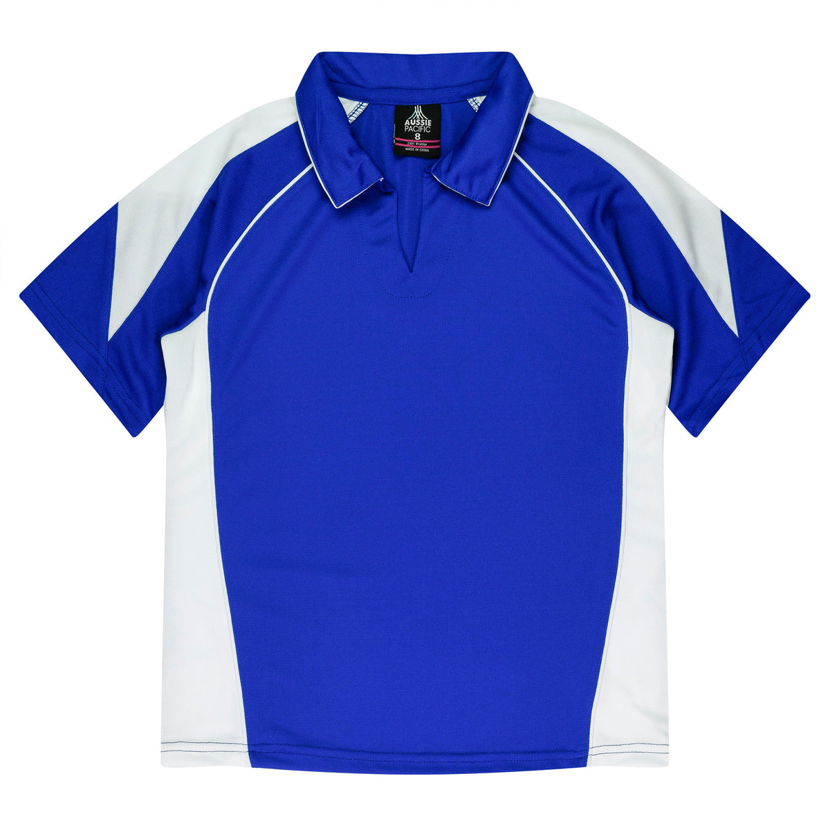 ROYAL/WHITE - Premier Lady Polos
