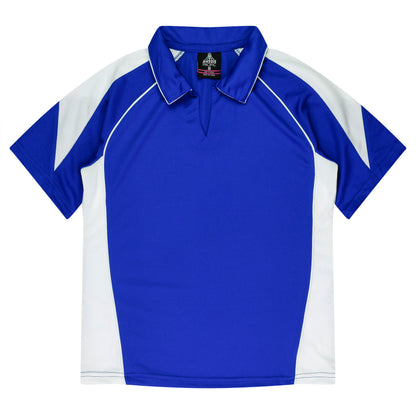 ROYAL/WHITE - Premier Lady Polos