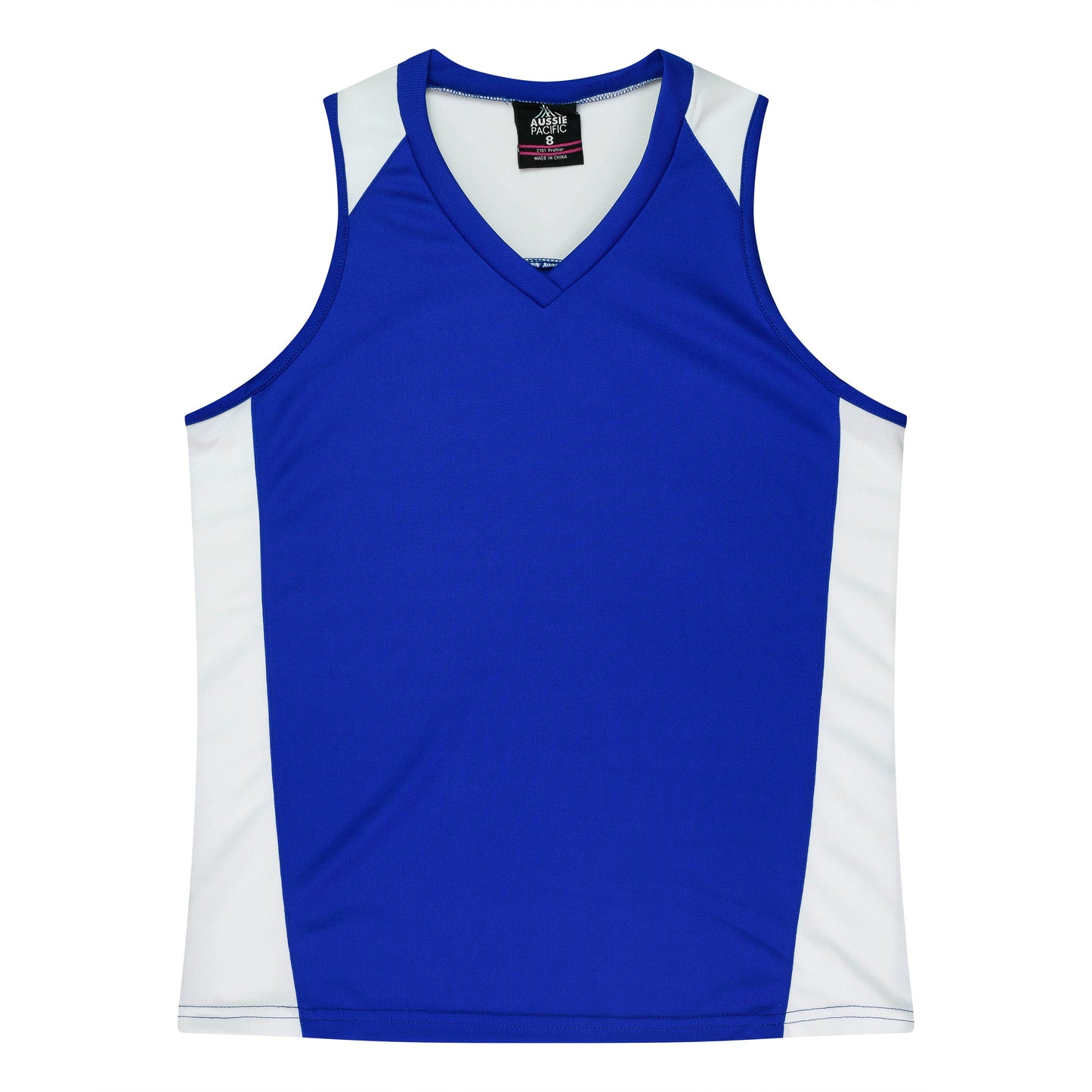 ROYAL/WHITE - Premier Lady Singlets