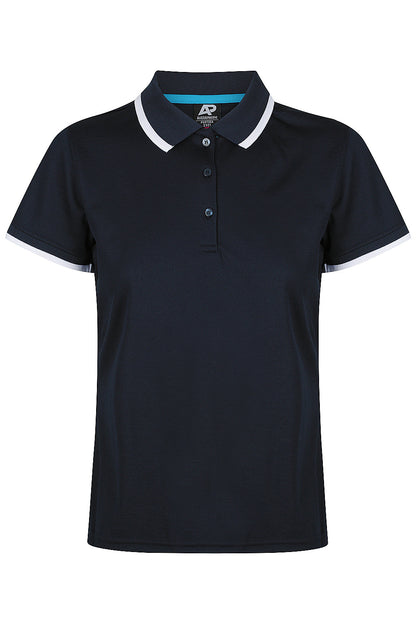 NAVY/WHITE - Portsea Lady Polos