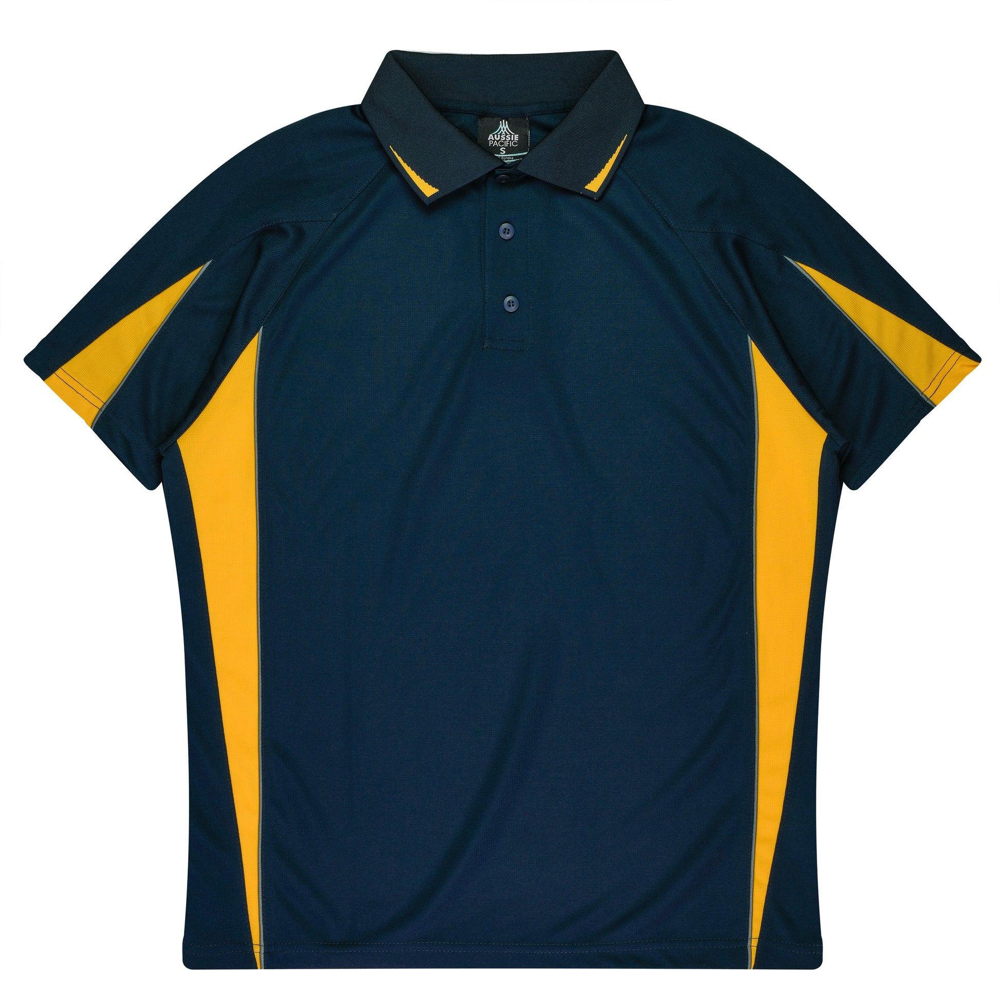 NAVY/GOLD - Eureka Kids Polos
