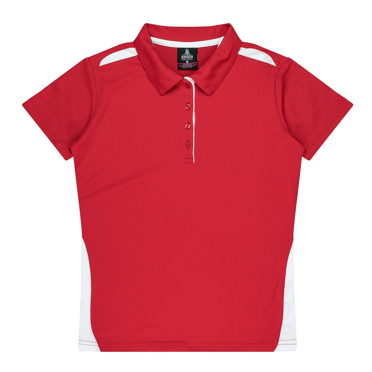 RED/WHITE - Paterson Lady Polos