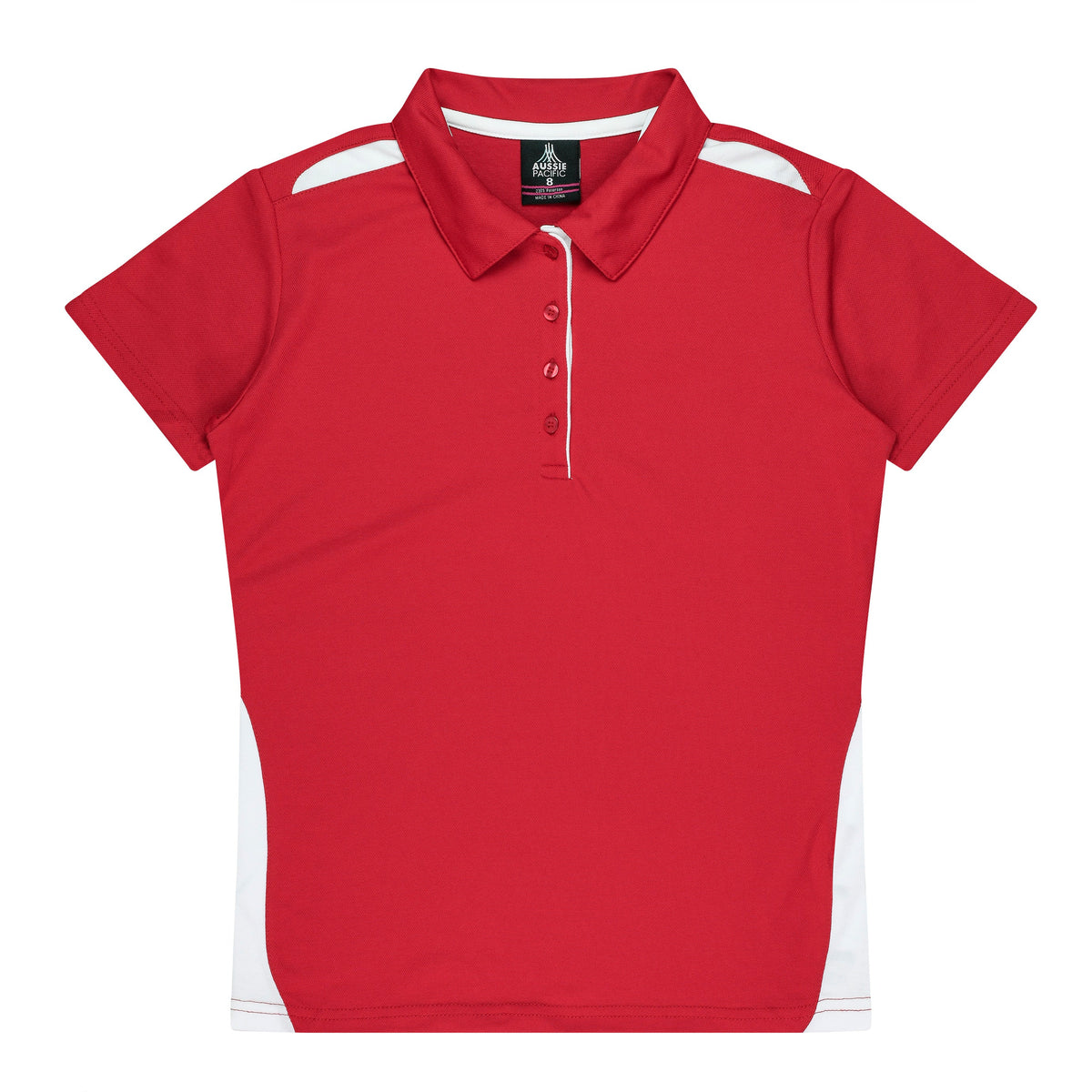 RED/WHITE - Paterson Lady Polos