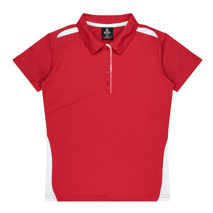 RED/WHITE - Paterson Lady Polos