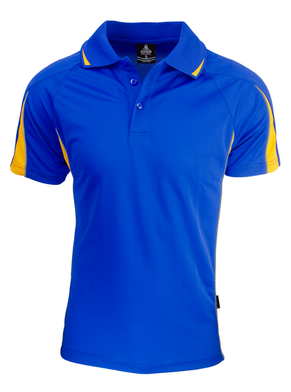 ROYAL/GOLD - Eureka Mens Polos