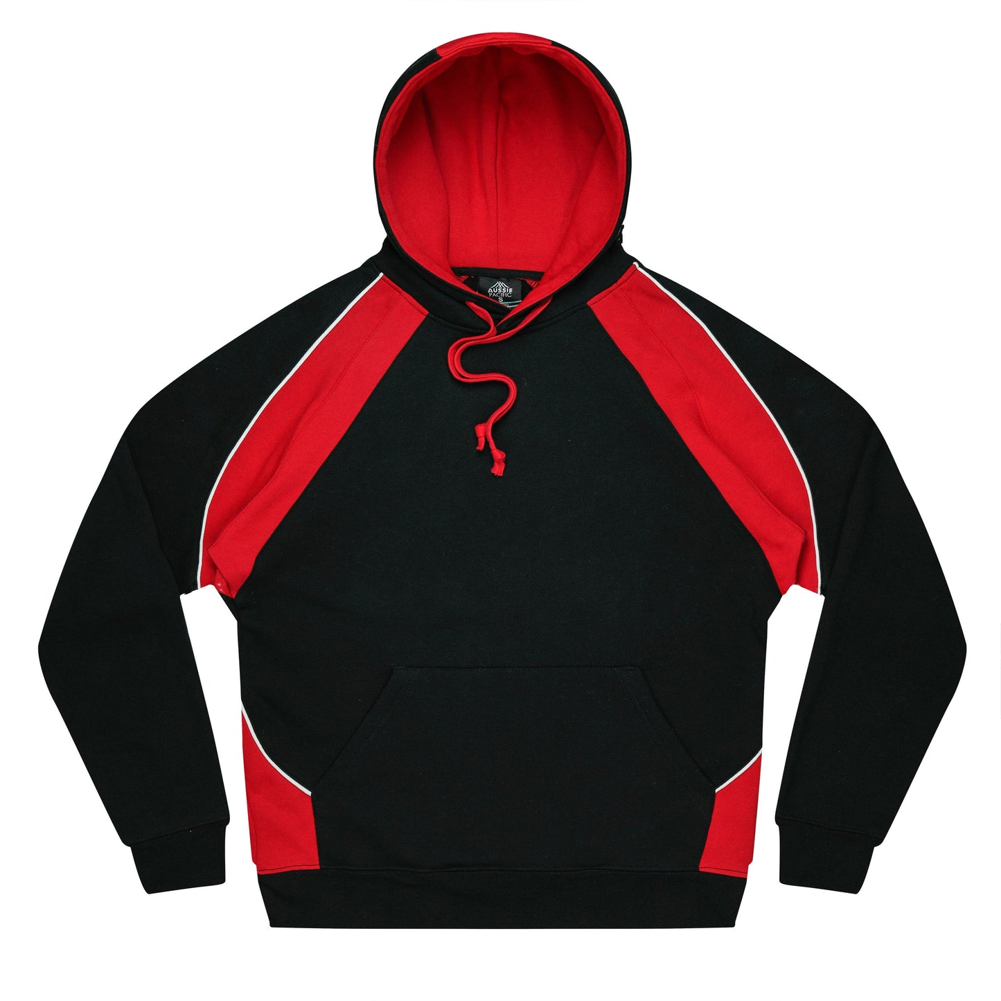 BLACK/RED/WHITE - Huxley Mens Hoodies