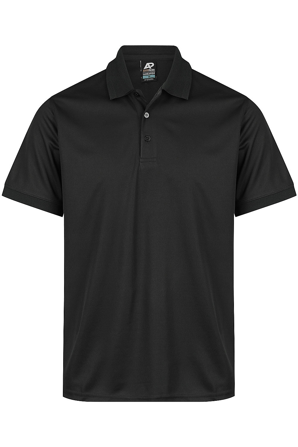 Black - Lachlan Mens Polos