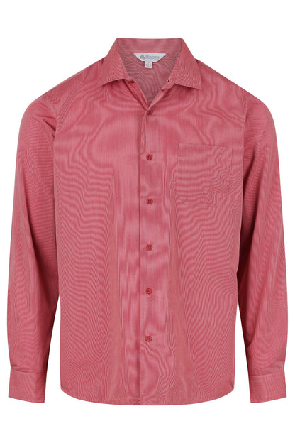 Red - Belair Mens Shirt Long Sleeve
