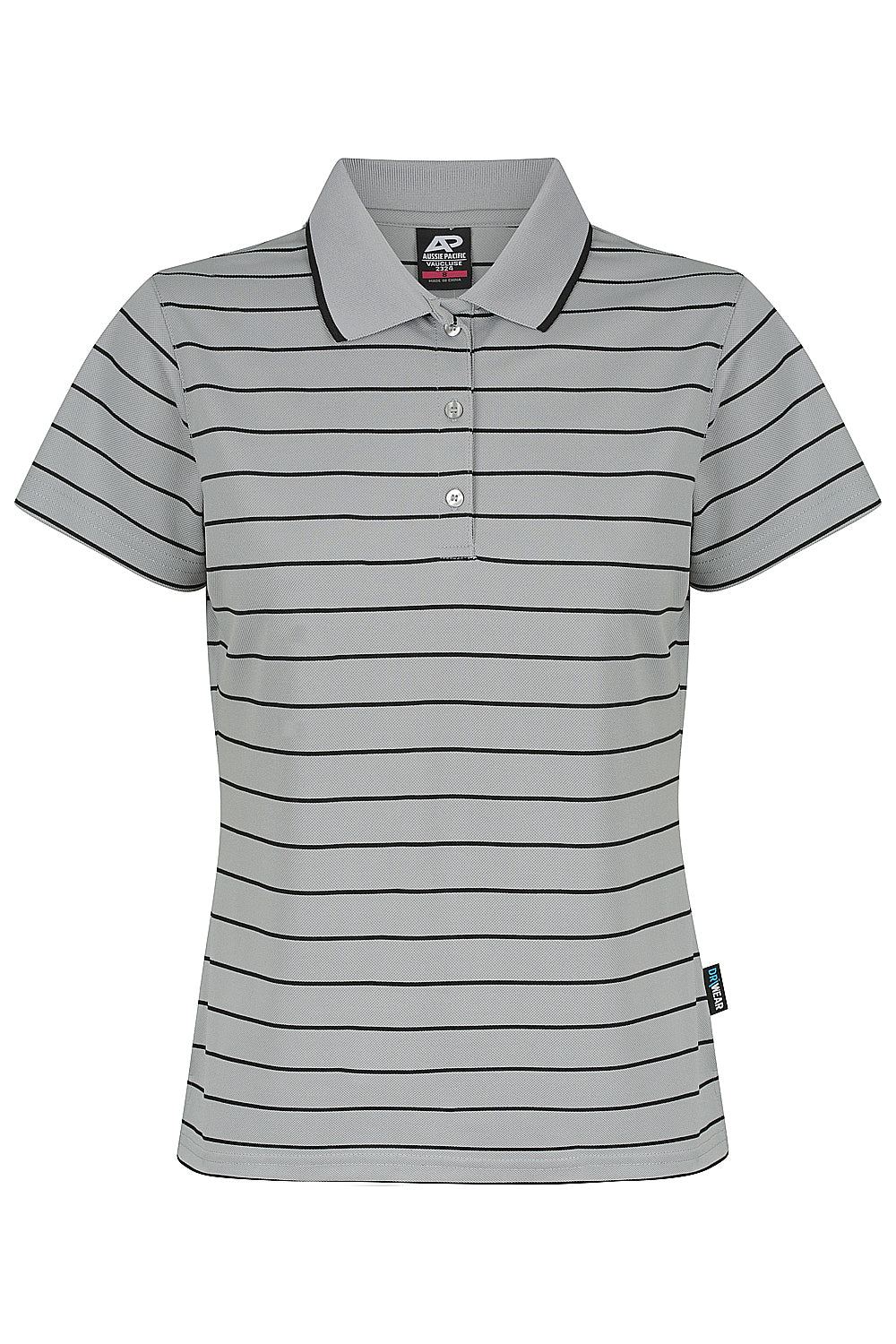SILVER/BLACK - Vaucluse Lady Polos