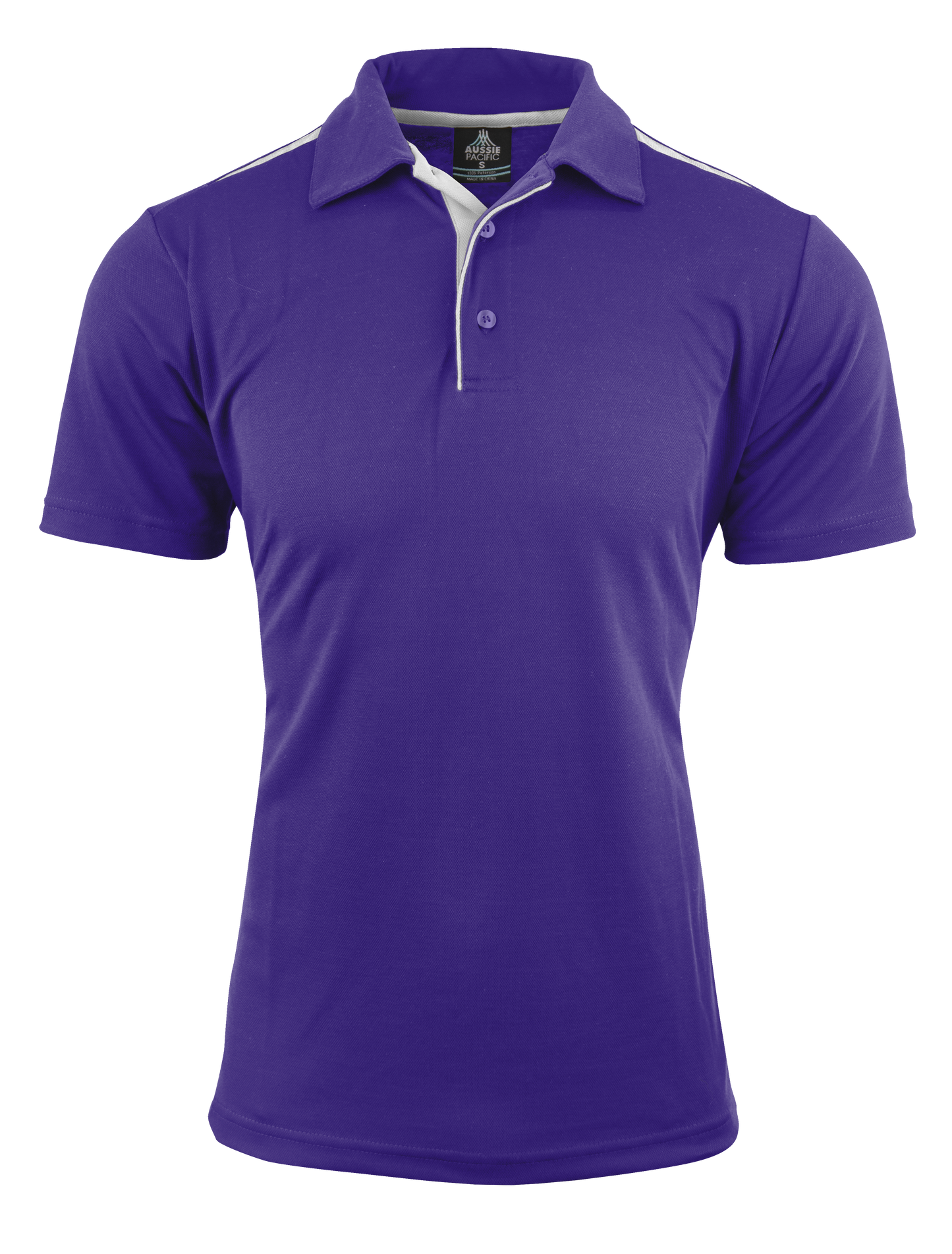PURPLE/WHITE - Paterson Mens Polos