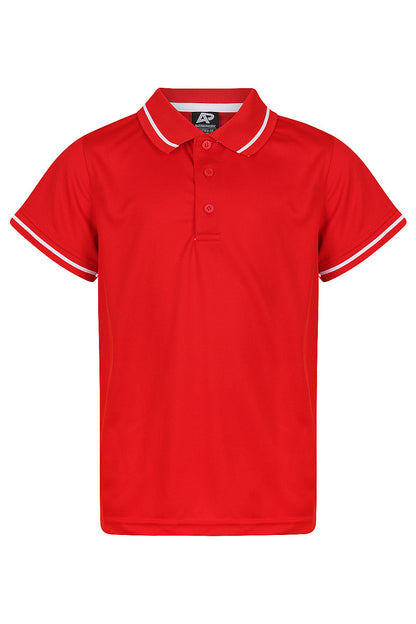 RED/WHITE - Cottesloe Kids Polos
