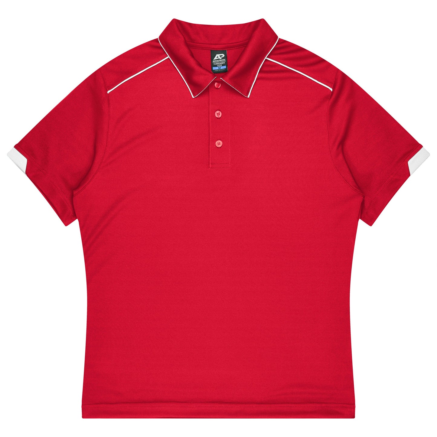 RED/WHITE - Currumbin Kids Polos