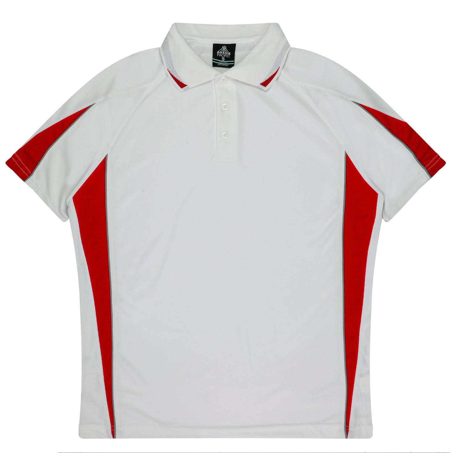 WHITE/RED - Eureka Kids Polos