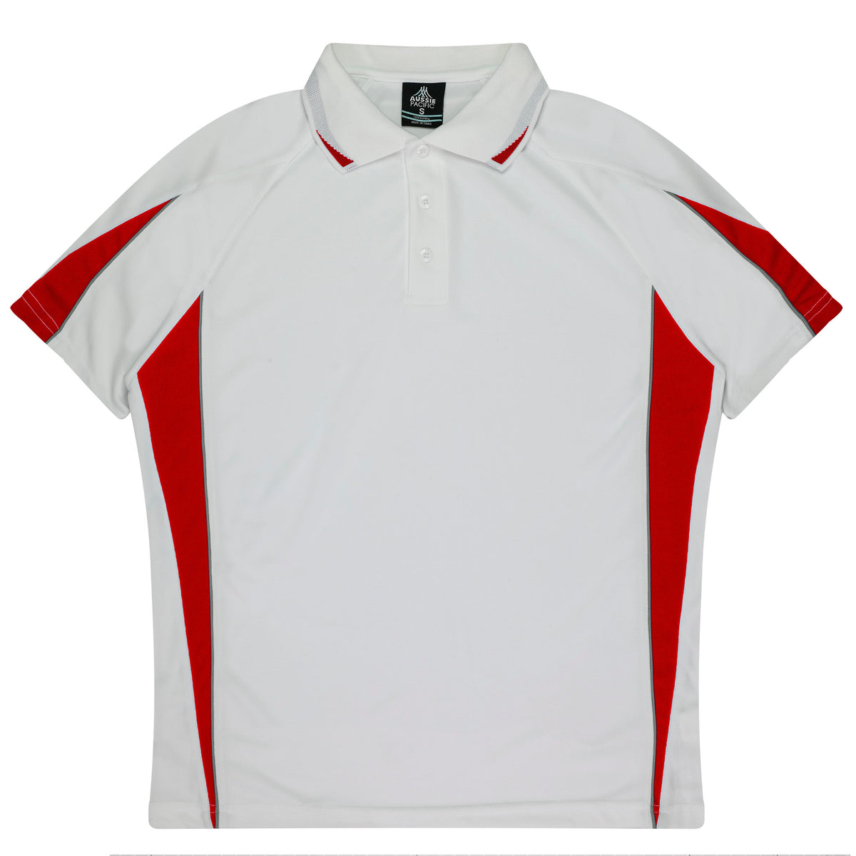 WHITE/RED - Eureka Kids Polos