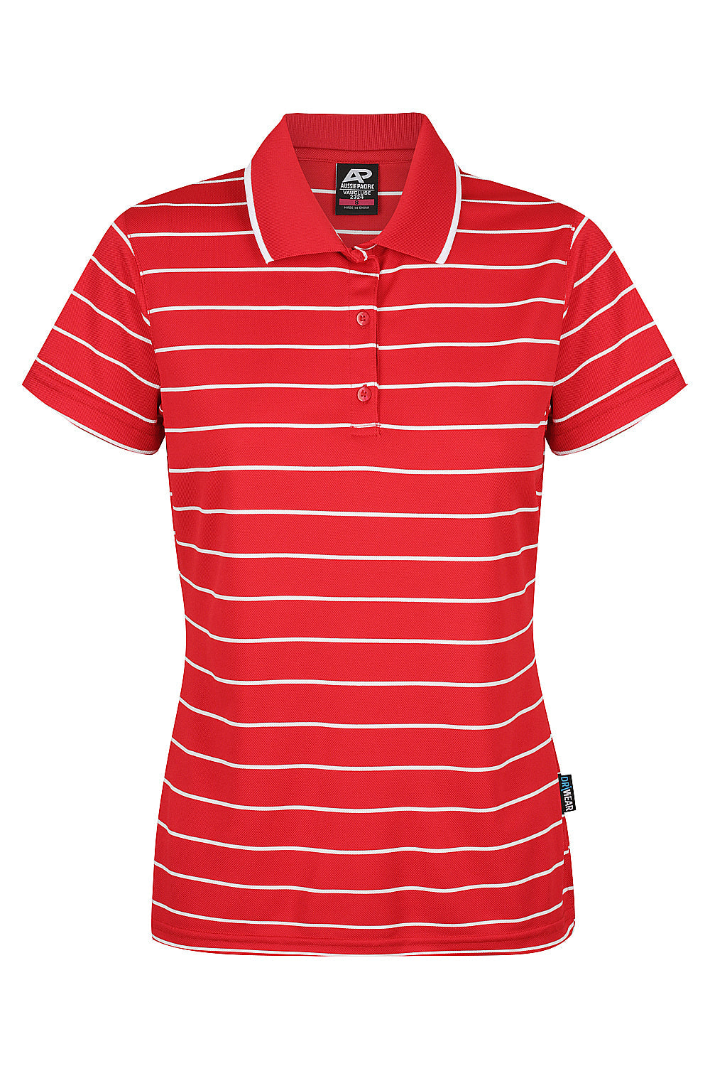 RED/WHITE - Vaucluse Lady Polos