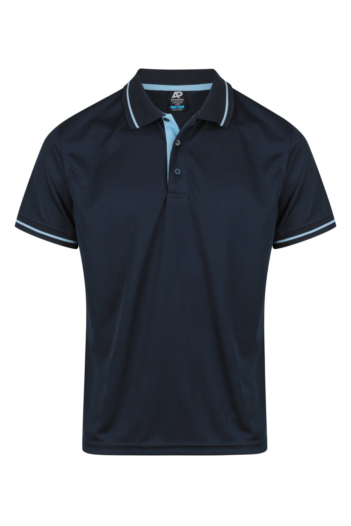 NAVY/SKY - Cottesloe Mens Polos