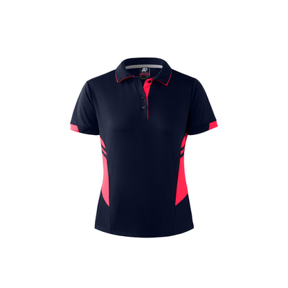 NAVY/NEON PINK - Tasman Lady Polos
