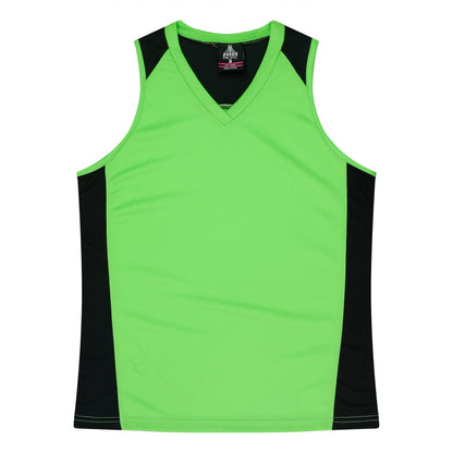 APPLE/BLACK - Premier Lady Singlets
