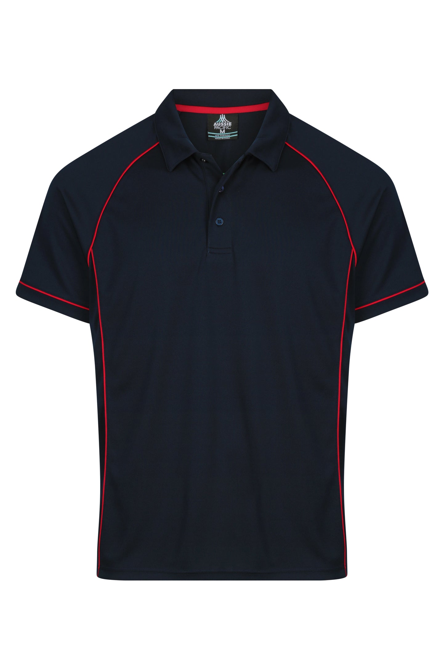 NAVY/RED - Endeavour Mens Polos