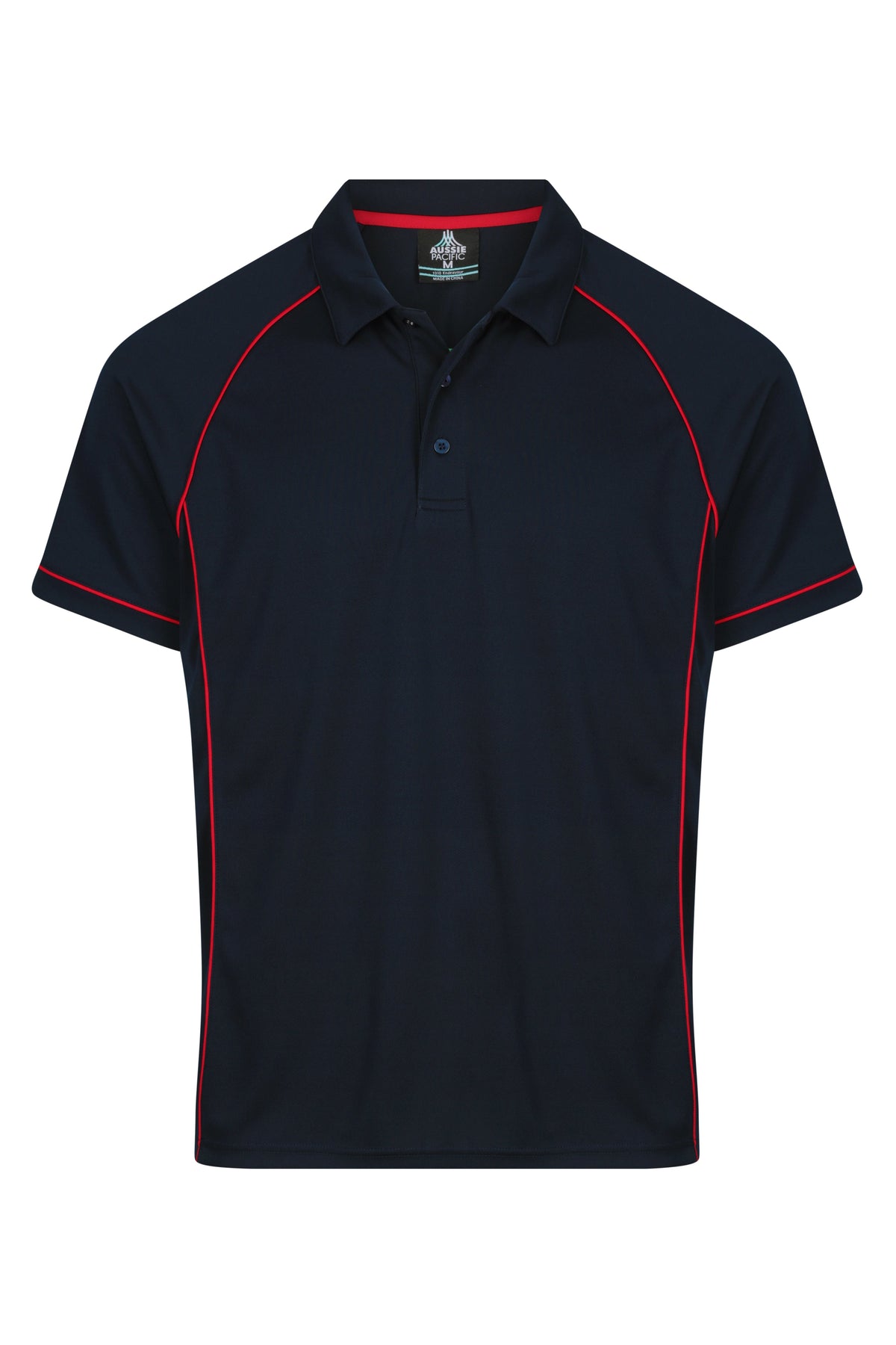 NAVY/RED - Endeavour Mens Polos