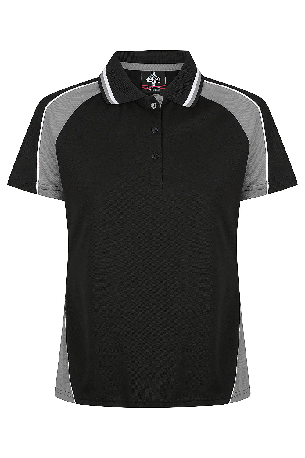 BLACK/ASHE/WHITE - Panorama Lady Polos