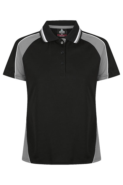 BLACK/ASHE/WHITE - Panorama Lady Polos