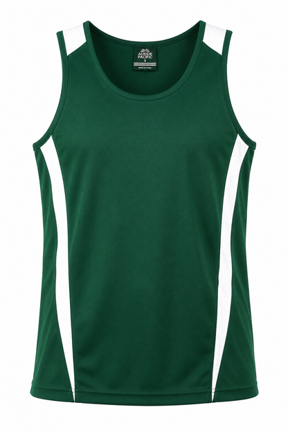 BOTTLE/WHITE - Eureka Mens Singlets