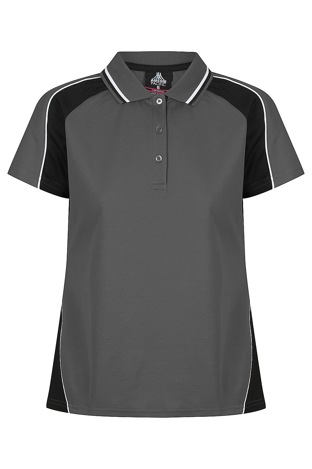 SLATE/BLACK/WHITE - Panorama Lady Polos
