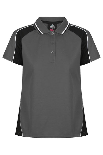 SLATE/BLACK/WHITE - Panorama Lady Polos