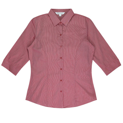 Red - Belair Lady Shirt 3/4 Sleeve