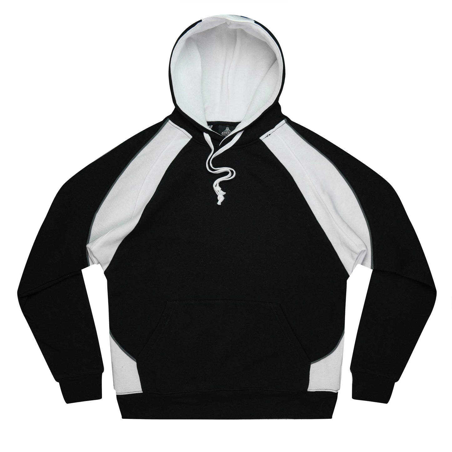 BLACK/WHITE/ASHE - Huxley Mens Hoodies