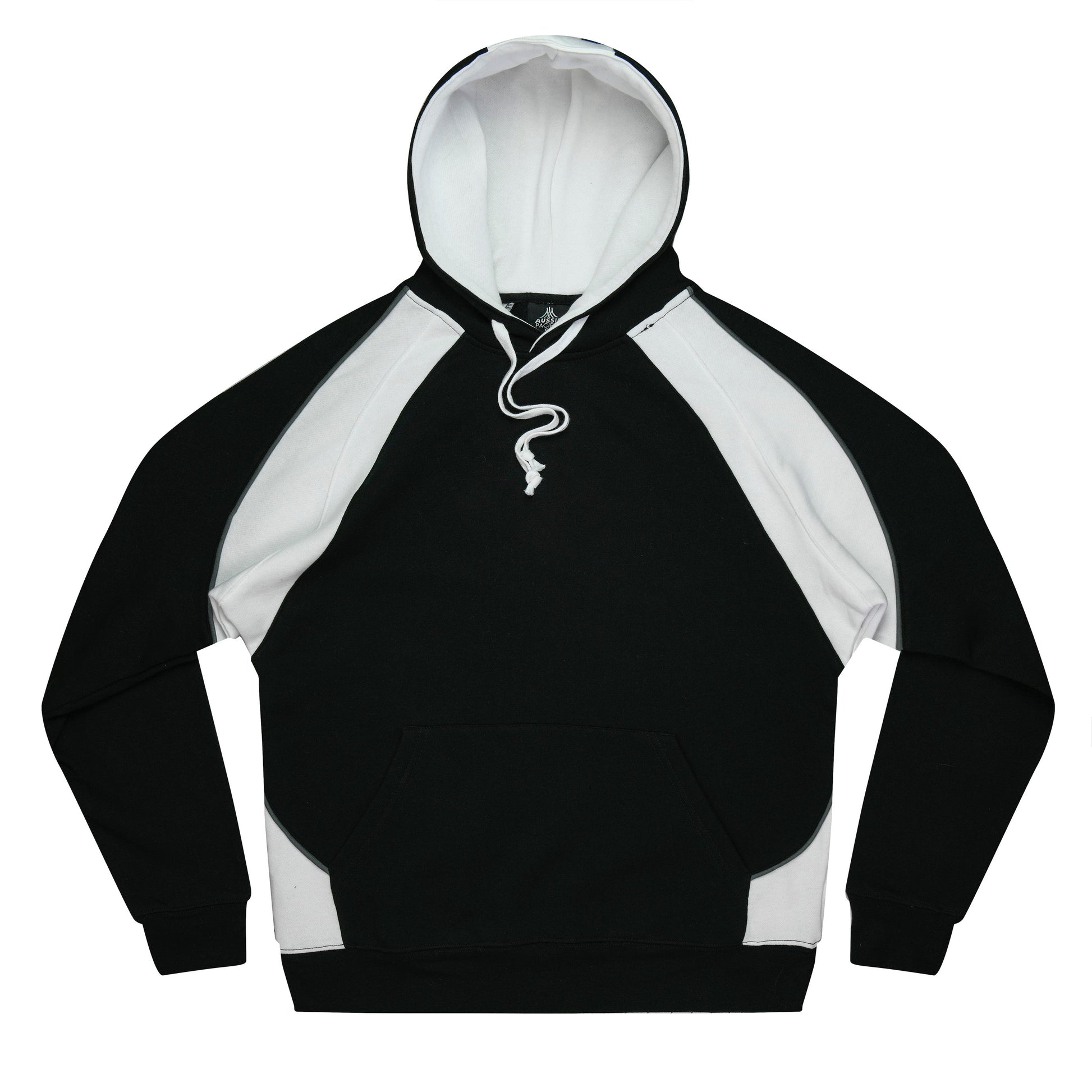 BLACK/WHITE/ASHE - Huxley Mens Hoodies