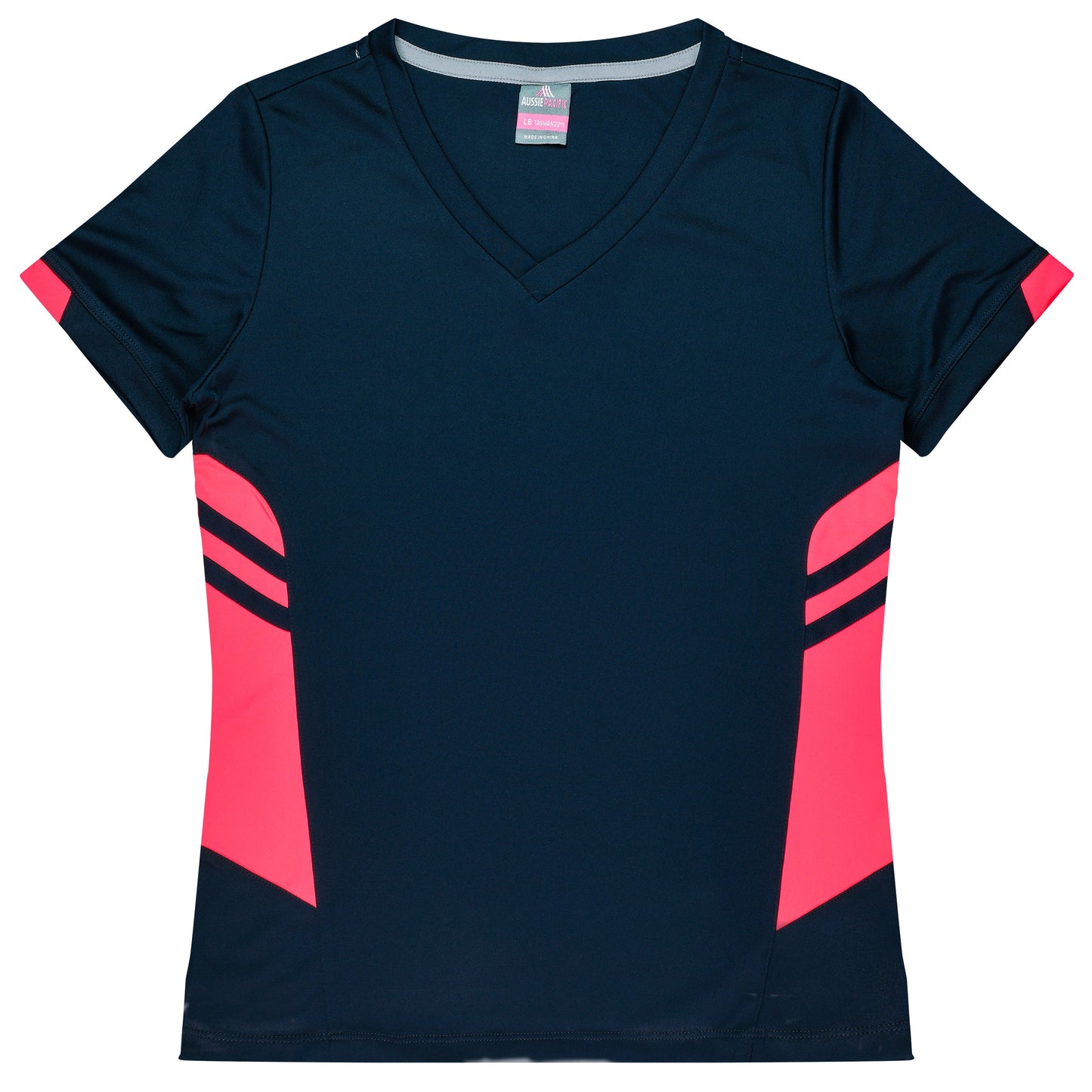 NAVY/NEON PINK - Tasman Lady Tees