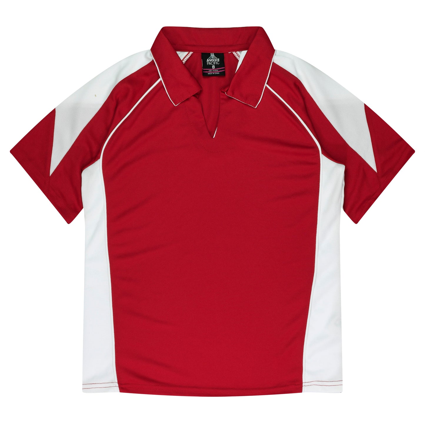 RED/WHITE - Premier Lady Polos