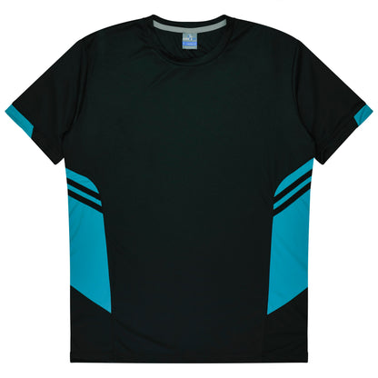 BLACK/TEAL - Tasman Mens Tees