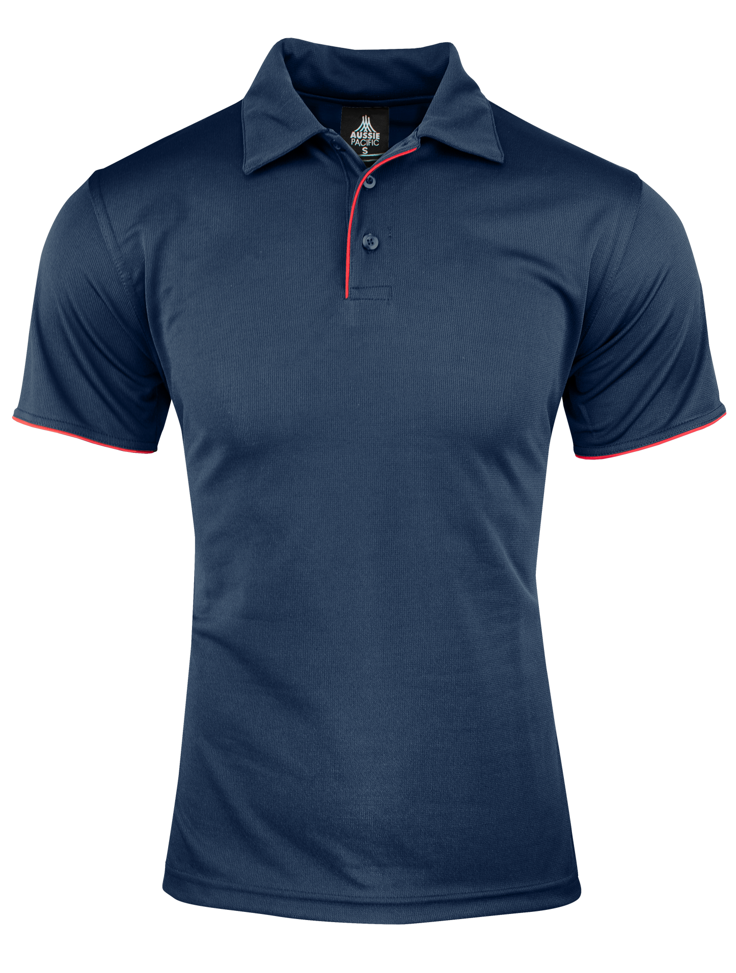 NAVY/RED - Yarra Mens Polos
