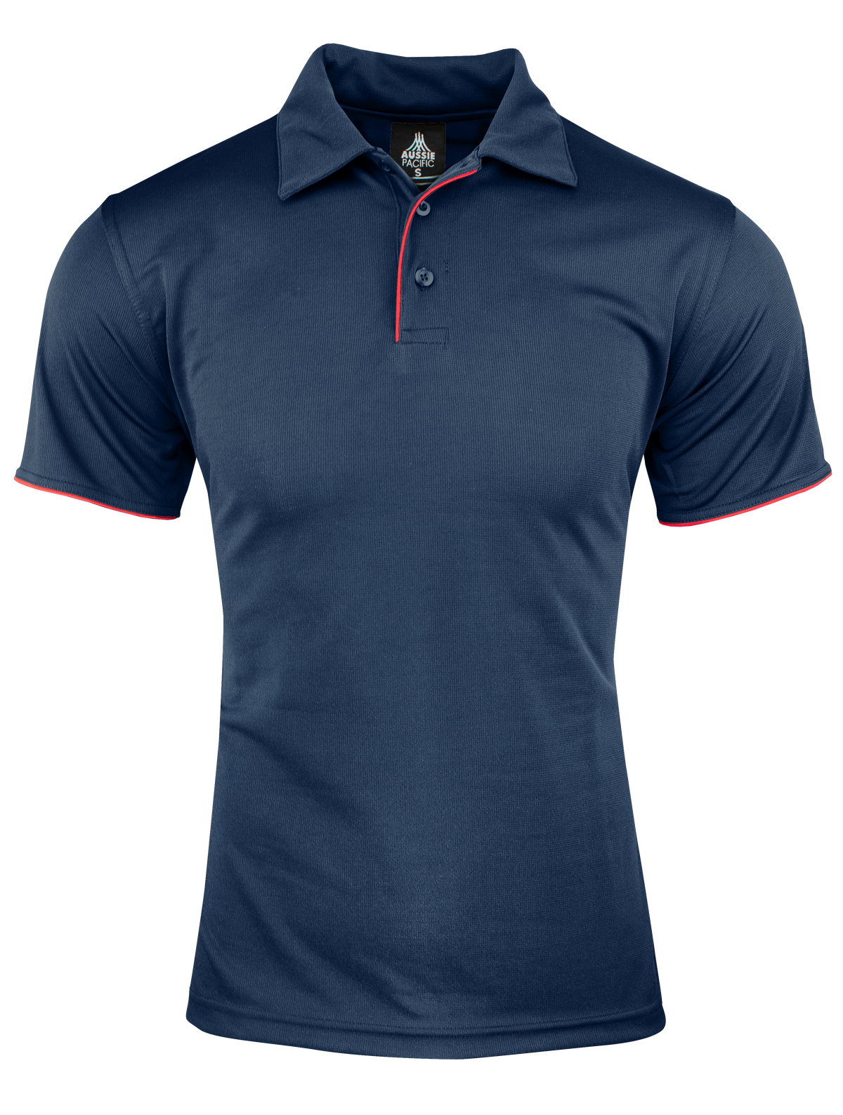 NAVY/RED - Yarra Mens Polos