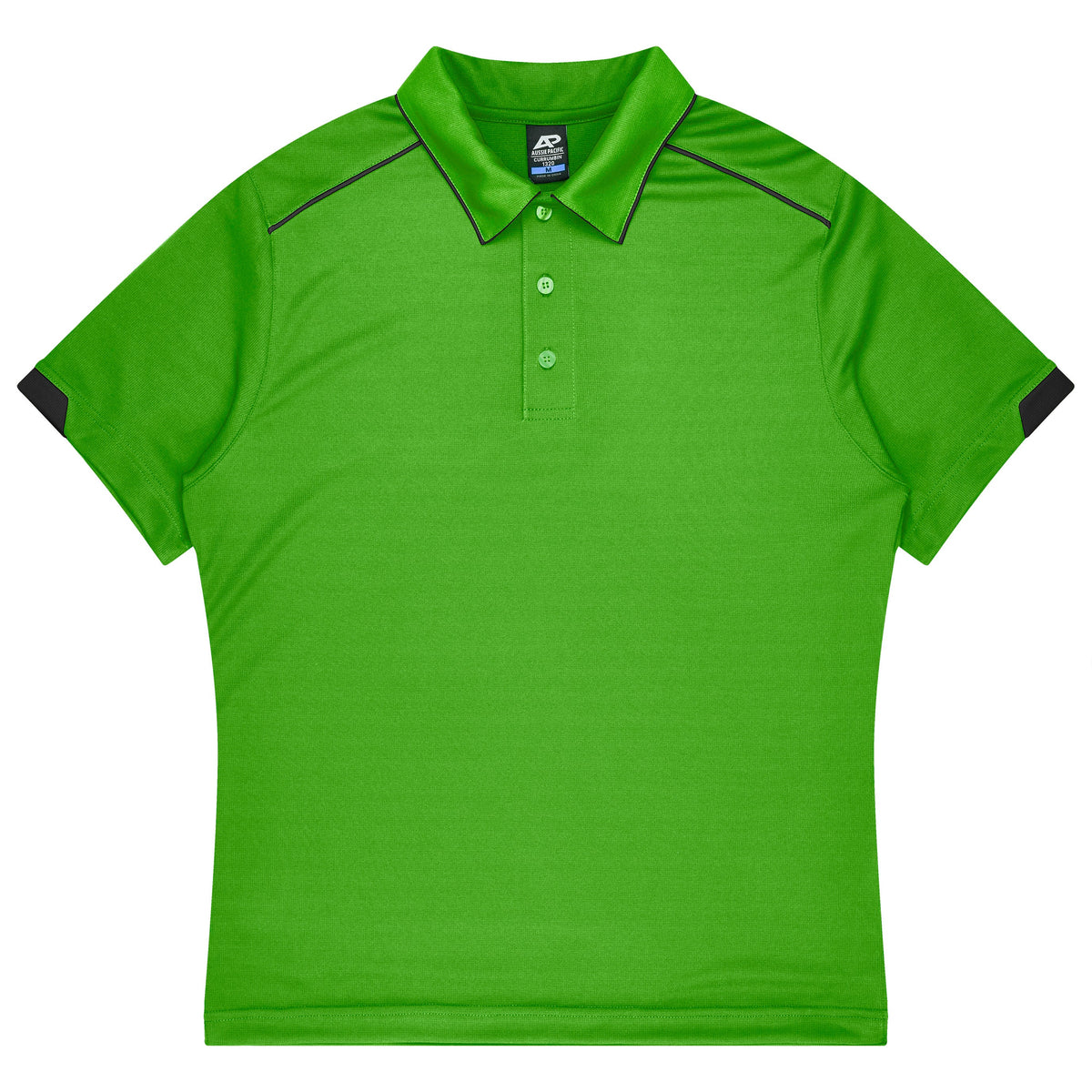KAWA GREEN/BLACK - Currumbin Kids Polos