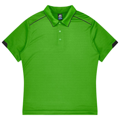 KAWA GREEN/BLACK - Currumbin Kids Polos