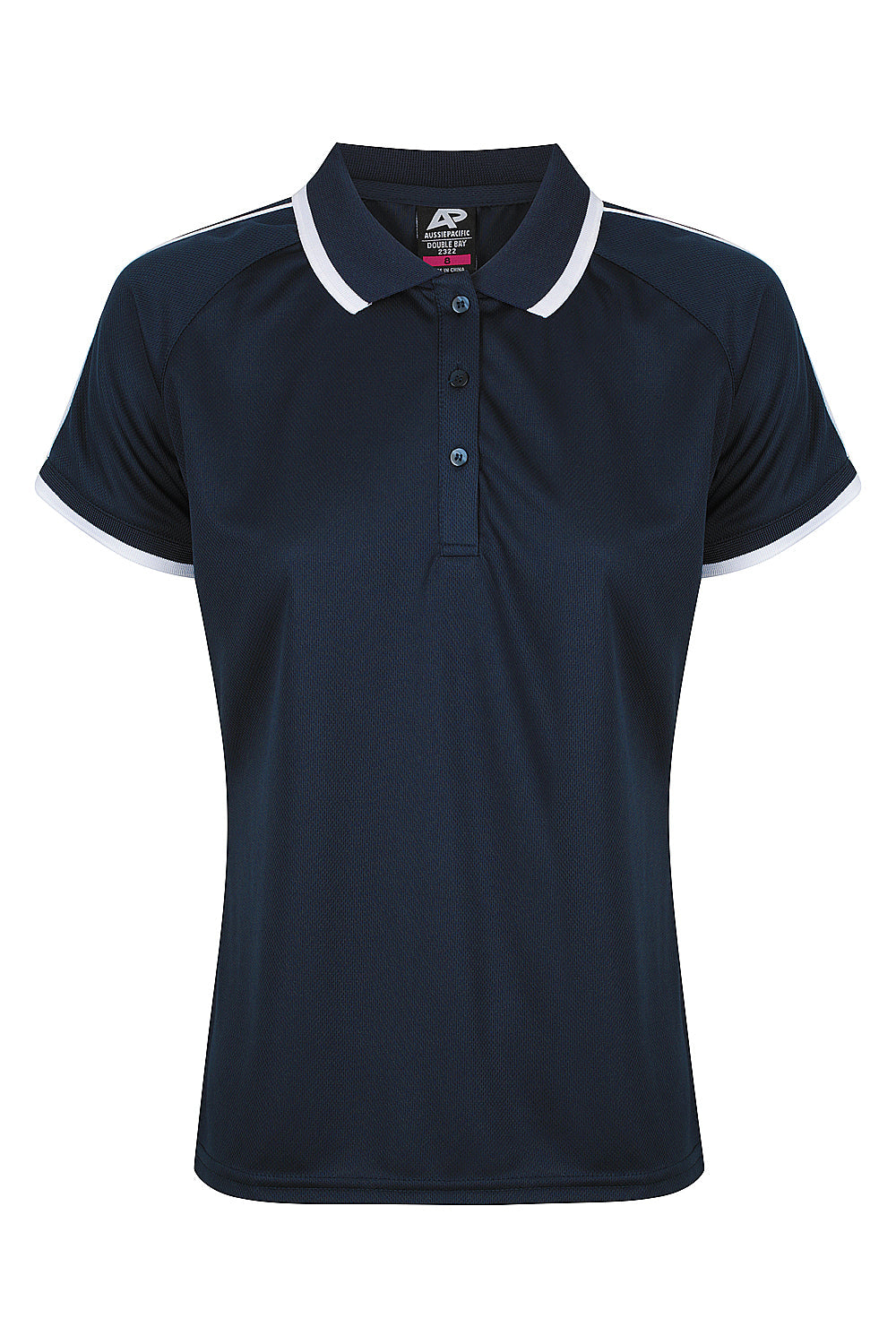NAVY/WHITE - Double Bay Lady Polos