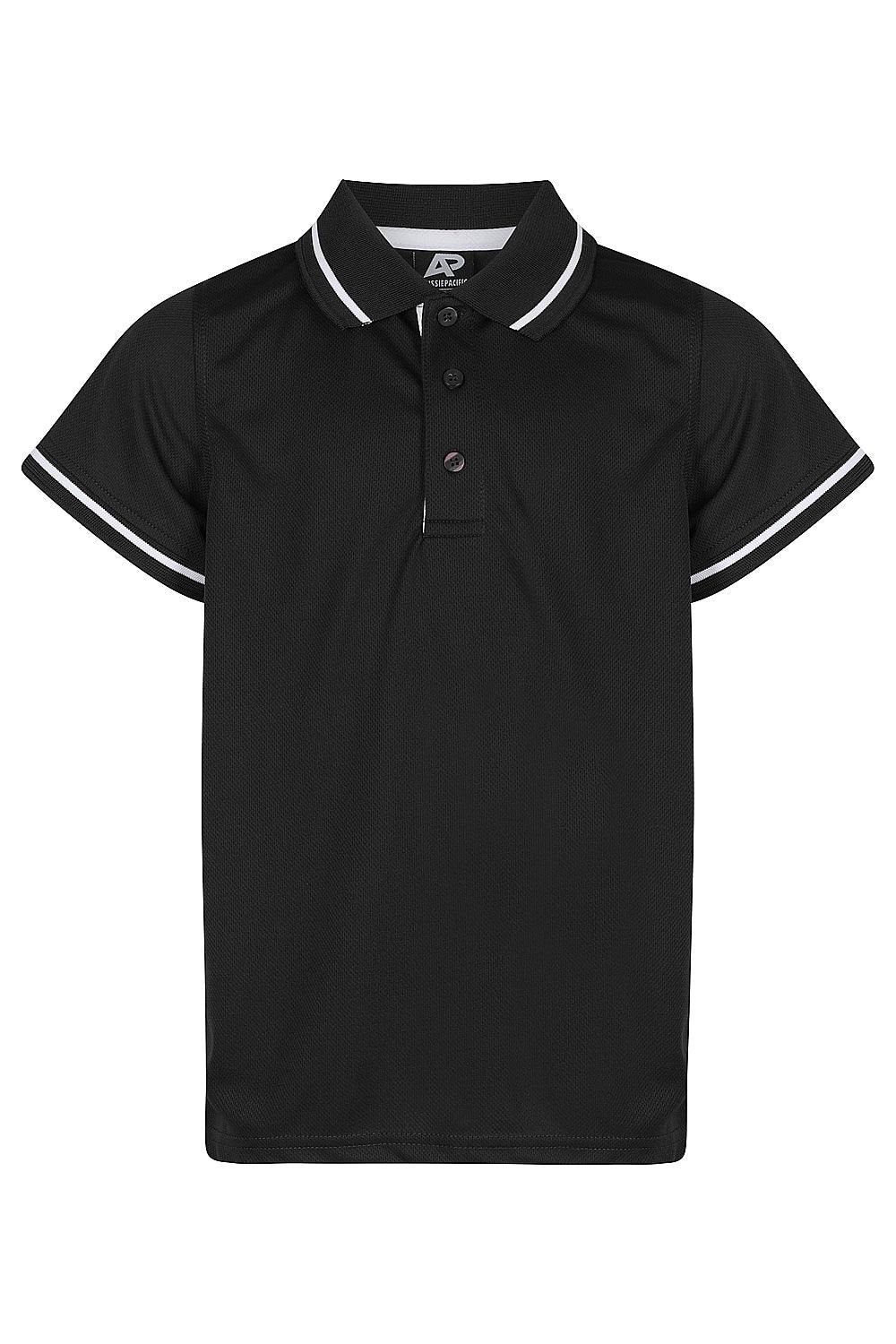 BLACK/WHITE - Cottesloe Kids Polos