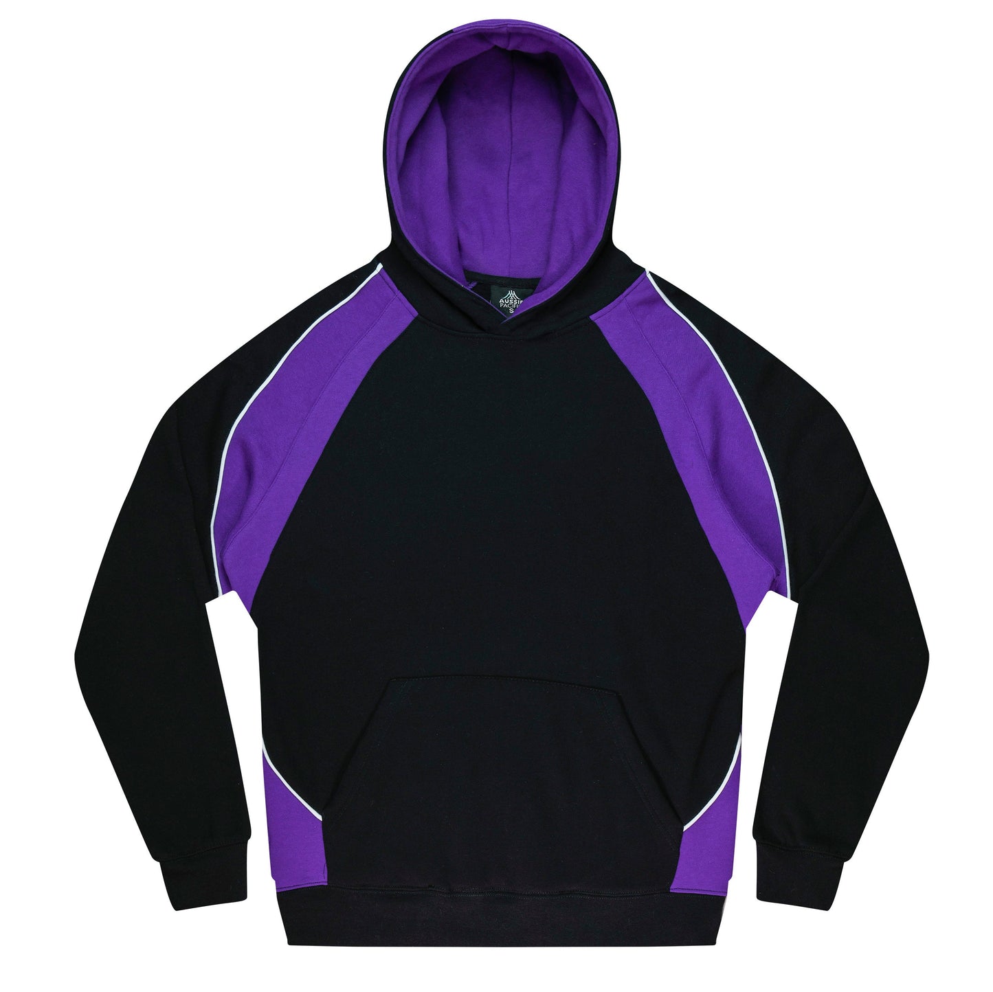 BLACK/ELECTRIC PURPLE/WHITE - Huxley Kids Hoodies