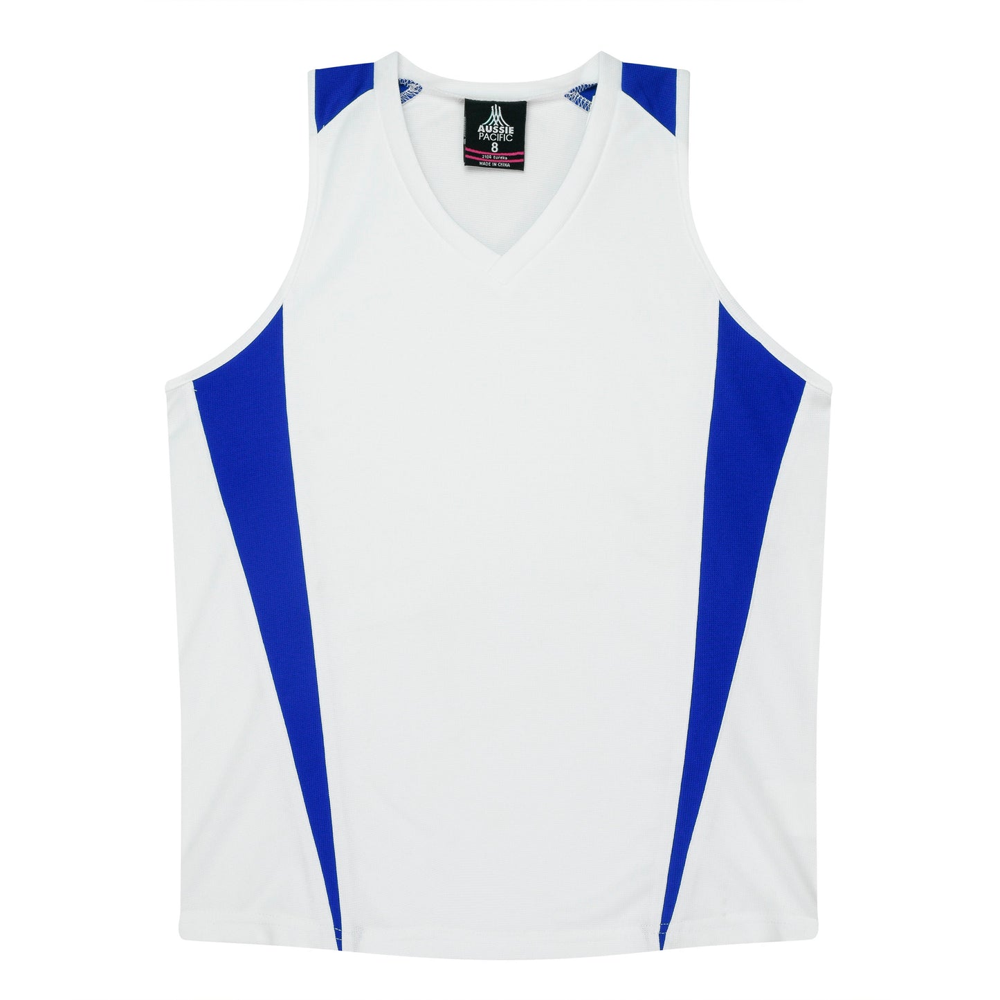 WHITE/ROYAL - Eureka Lady Singlets