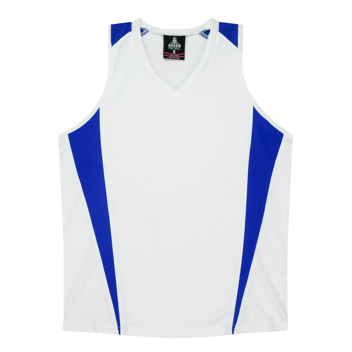 WHITE/ROYAL - Eureka Lady Singlets