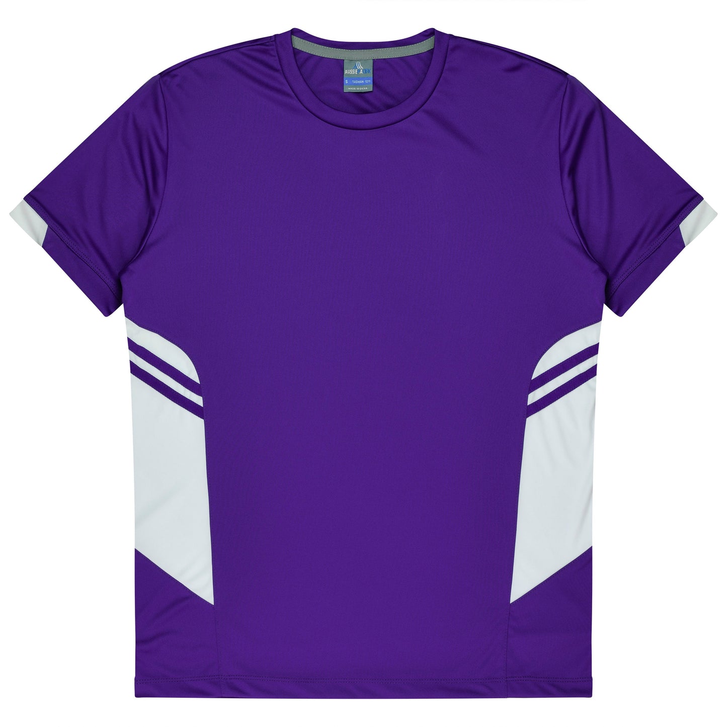 PURPLE/WHITE - Tasman Mens Tees