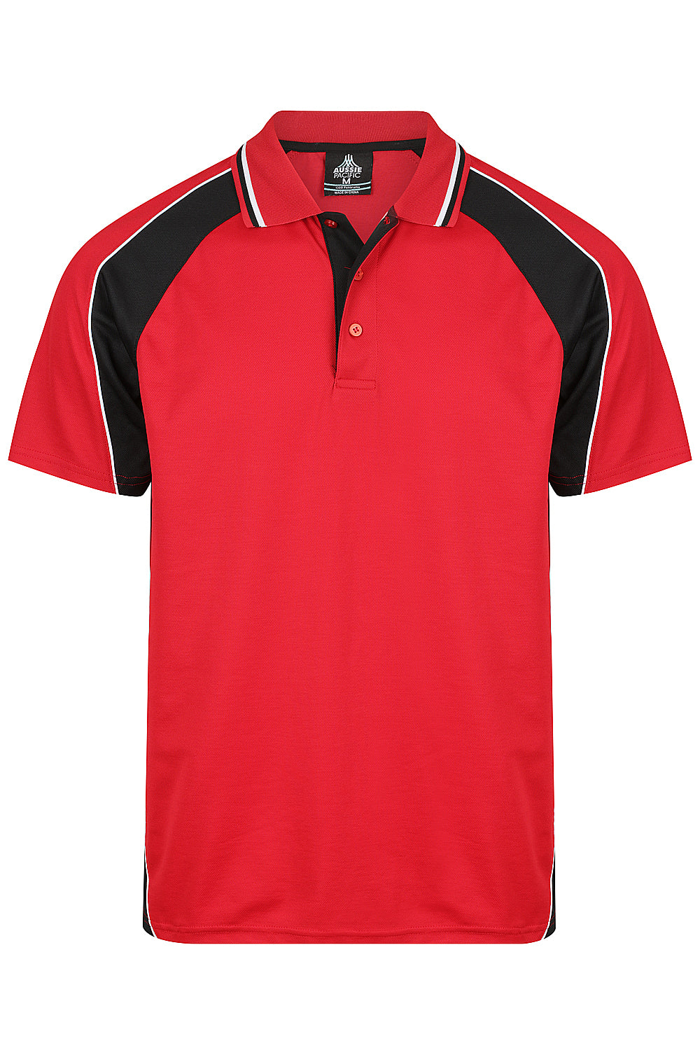 RED/BLACK/WHITE - Panorama Mens Polos